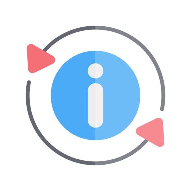 Düz Işık Vektörü Simgesi Tasarımı Tazele