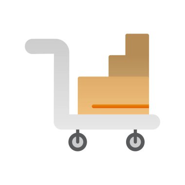 Düz Gradyan Vektör Simgesi Tasarımı