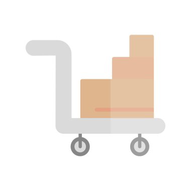 Düz Işık Vektörü Simgesi Tasarımı