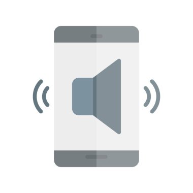 Ses Düz Işık Vektörü Simgesi Tasarımı