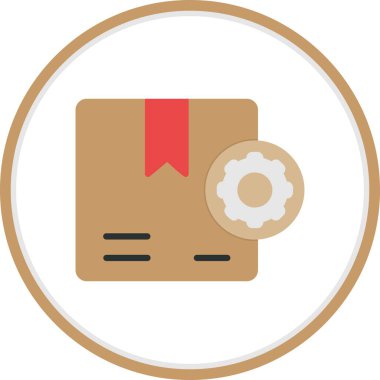 Düz Çember Vektör Simgesi Tasarımı Ayarlanıyor