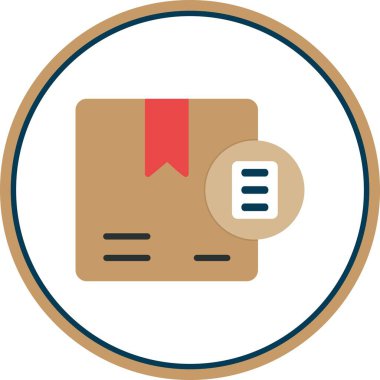 Düz Çember Vektör Simgesi Tasarımı Sırala