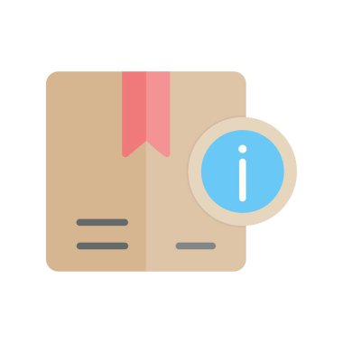 Bilgi Düz Işık Vektörü Simgesi Tasarımı