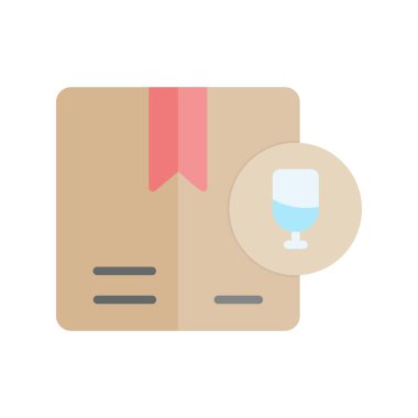 Cam Düz Işık Vektörü Simgesi Tasarımı