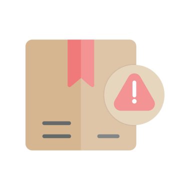 Düz Işık Vektör Simgesi Tasarımı uyarısı