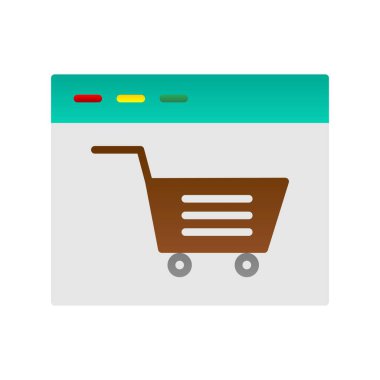 Çevrimiçi İndirimli Düz Gradyan Vektör Simgesi Tasarımı