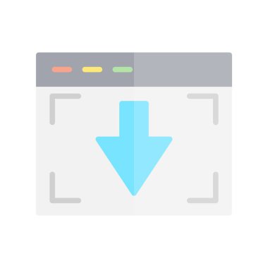 Düz Işık Vektörü Simgesi Tasarımı İndir