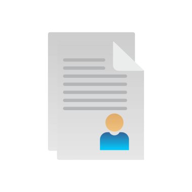 Onaylanmış Düz Gradyan Vektör Simgesi Tasarımı