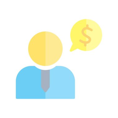 Çalışan Düz Işık Vektör Simgesi Tasarımı