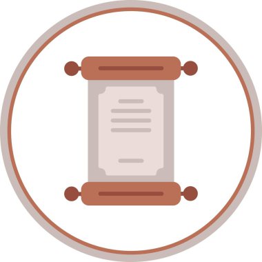 El yazması Düz Çember Vektör Simgesi Tasarımı