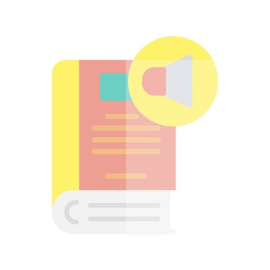 Kitaplık Düz Işık Vektörü Simgesi Tasarımı