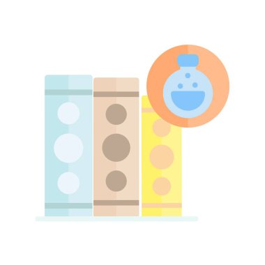 Bilim Düz Işık Vektörü Simgesi Tasarımı