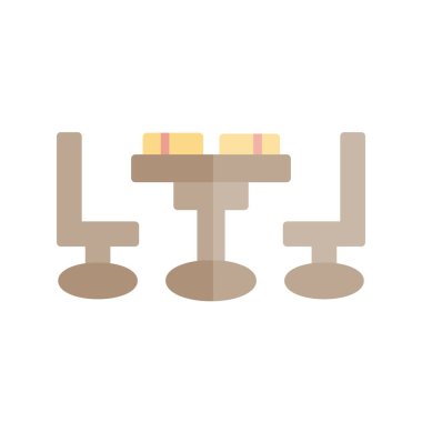 Tablo Düz Işık Vektörü Simgesi Tasarımı