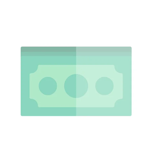 Geld Flat Light Vector Icon Desig — Stockvektor