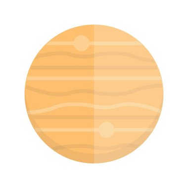 Jüpiter Düz Işık Vektörü Simgesi Desig