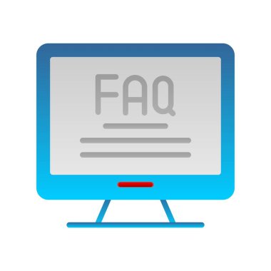 Düz Gradyan Vektör Simgesi Tasarımı Destekle