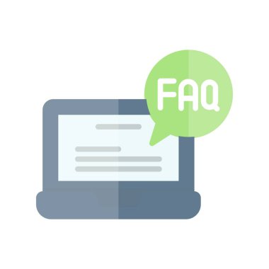 Servisler Düz Işık Vektörü Simgesi Tasarımı