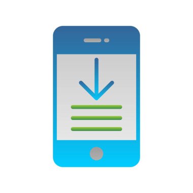 Düz Gradyan Vektör Simgesi Tasarımı İndir