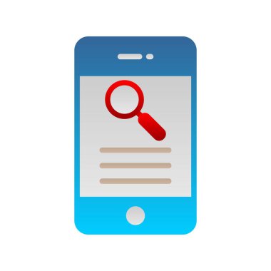 Düz Gradyan Vektör Simgesi Tasarımı Ara