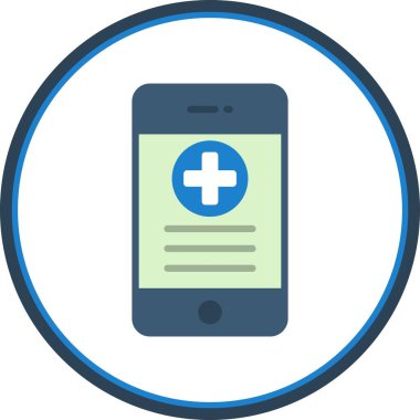 Düz Çember Vektör Simgesi Tasarımı Ekle