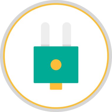 Düz Çember Vektör Simgesi Tasarımı