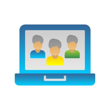 Düzen Düzey Gradyan Vektör Simgesi Tasarımı