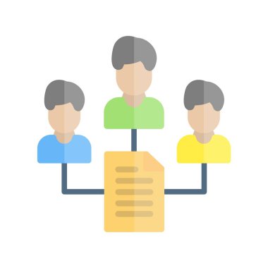 Görev Düz Işık Vektörü Simgesi Tasarımı