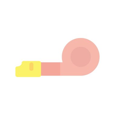 Gürültücü Düz Işık Vektörü Simgesi Tasarımı