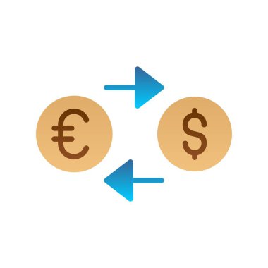 Düz Gradyan Vektör Simgesi Tasarımı Değiştir