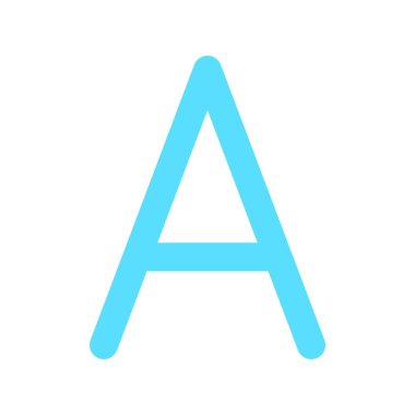 Bir Düz Işık Vektör Simgesi Tasarımı