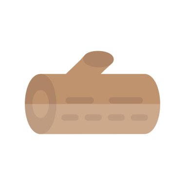 Tahta Düz Işık Vektör Simgesi Tasarımı