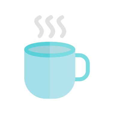 Cup Düz Işık Vektör Simgesi Tasarımı