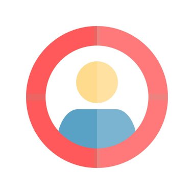 Hedef Düz Işık Vektör Simgesi Desig