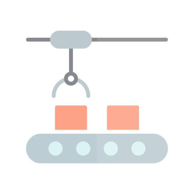 Taşıyıcı Düz Işık Vektörü Simgesi Tasarımı