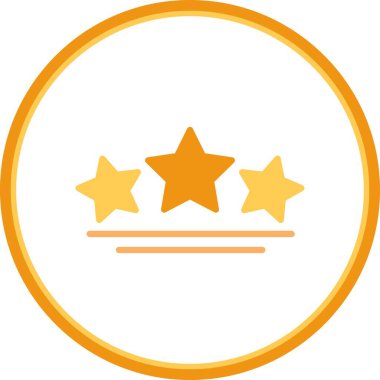 Düz Çember Vektör Simgesi Tasarımı