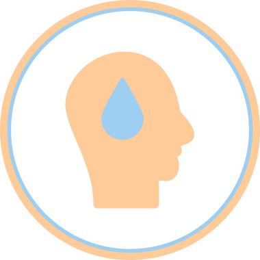 Düz Çember Vektör Simgesi Tasarımı Bırak