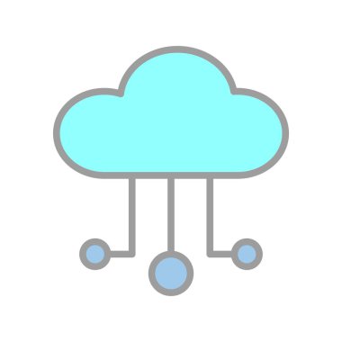 Ağ Doldurulmuş Işık Vektörü Simgesi Tasarımı