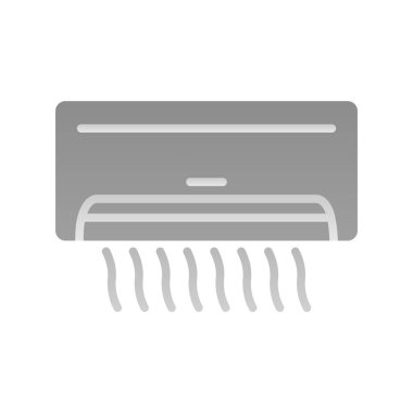 Ac Düz Gradyan Vektör Simgesi Tasarımı