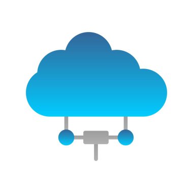 Düz Gradyan Vektör Simgesi Tasarımı Sunuluyor