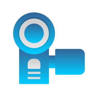 Kullanışlı Cam Düz Gradyan Vektör Simgesi Tasarımı