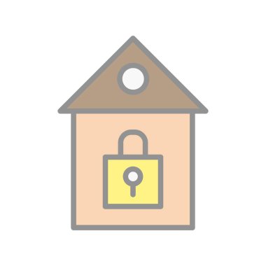 Koruma Doldurulmuş Işık Vektörü Simgesi Tasarımı