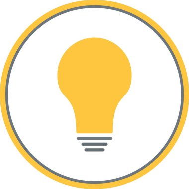 Düz Çember Vektör Simgesi Tasarımı