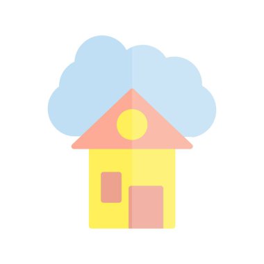 Flug Düz Işık Vektörü Simgesi Tasarımı