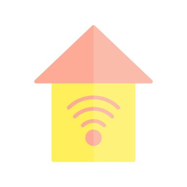 Akıllı Düz Işık Vektör Simgesi Tasarımı