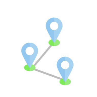 Parça Düz Işık Vektörü Simgesi Desig