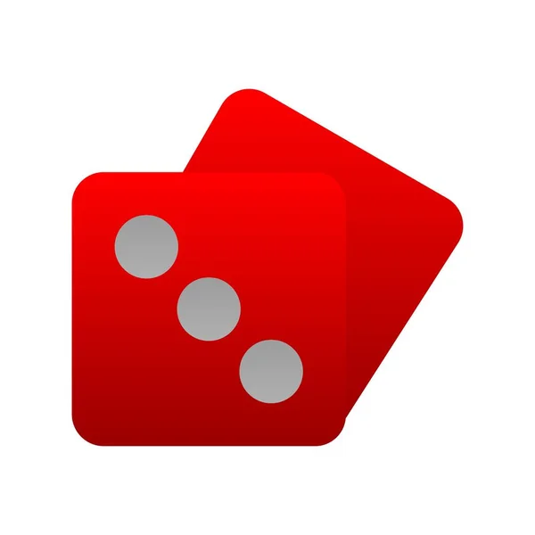 Casino Flat Gradient Vector Icon Desig — Διανυσματικό Αρχείο