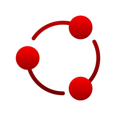 Düz Gradyan Vektör Simgesi Tasarımı Paylaş