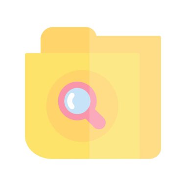 Dizin Düz Işık Vektörü Simgesi Tasarımı Ara