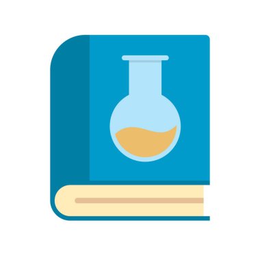 Kitap Düz Vektör Simgesi Tasarımı