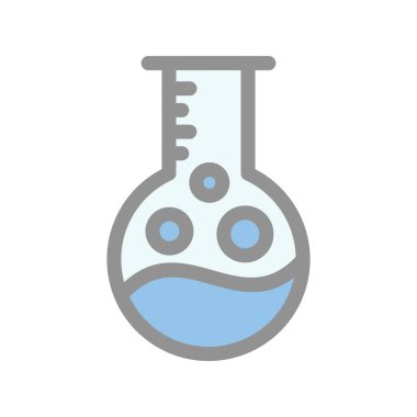 Deney Doldurulmuş Işık Vektörü Simgesi Tasarımı